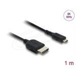 Delock Koaxiální kabel High Speed HDMI HDMI samec na Micro HDMI samec 8K 60 Hz 1 m