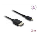 Delock Koaxiální kabel High Speed HDMI HDMI samec na Micro HDMI samec 8K 60 Hz 2 m