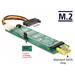 Delock Konvertor SATA pin 8 napájecí samice > slot M.2 Key B 63917