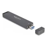 Delock - Kryt úlo?iště - external enclosure for M.2 NVME PCIe SSD or SATA SSD with USB 10 Gbps Type 42021