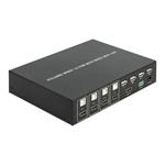 DELOCK, KVM 4 in 1 Multiview Switch 4 x HDMI wit 11488