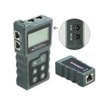 Delock LCD kabelový testr RJ45 / PoE / DC 63110