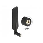 Delock LTE WLAN Dual Band Antenna RP-SMA 1 ~ 4 dBi omnidirectional rotatable with flexible joint black 12409