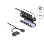 Delock M.2 Chladič pro SSD 2280 s RGB LED osvětlením 18460