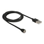 DeLOCK Magnetic - Kabel USB - USB (M) do magnetický - 5 V - 2.4 A - 1.1 m - černá 85724