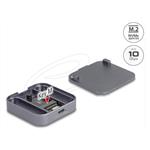 Delock Magnetický kryt USB Type-C™, 10 Gbps, 1 x SSD M.2 NVMe nebo SATA 42032