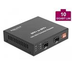 DELOCK, Media Converter 10GBase-R SFP+to SFP+ 86472