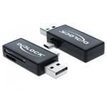 Delock Micro USB OTG čtečka karet + USB A samec 91731