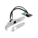 Delock Mini PCIe I/O PCIe full size 1 x RJ45 Gigabit LAN - Síťový adaptér - PCIe Mini Card - Gigabi 95266