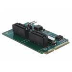 Delock Mini PCIe Konvertor na 2 x SATA s RAID 95264