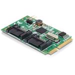 Delock MiniPCIe I/O PCIe full size 2 x SATA 6 Gb/s 95233