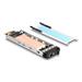 Delock Mobilní přihrádka s kartou PCI Express na 1 x SSD M.2 NMVe – Low Profile 47028