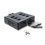 Delock Mobilní rámeček rozměru 5.25” pro 8 x 2.5” HDD / SSD SATA nebo SAS 47172