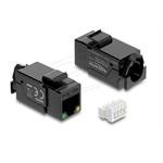 Delock Modul Keystone RJ45, zásuvka Cat.6A, UTP, s LED indikací PoE 86609