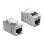 Delock Modul Keystone, spojka ze zásuvky RJ45 na zásuvku RJ45, Cat.6A stíněná 91122