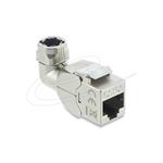 Delock Modul Keystone ze zásuvky RJ45 na LSA, Cat.6A, beznástrojový, 90°, pravoúhlý, stíněný 90374
