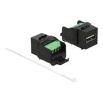 Delock - Modul - USB 2.0 Type A - černá 86386