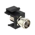 DeLOCK - Modulární vložka (spojka) - IEC connector - černá