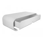 DELOCK, Monitor Stand with Drawer white 18324