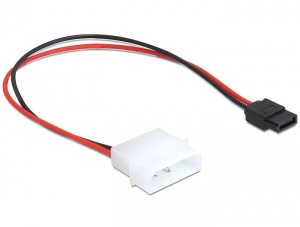 Delock napájecí adaptér IDE MOLEX na SATA napájení 6-pin
