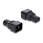 Delock Napájecí adaptér IEC 60320 – z C20 na C13, zástrčka / zásuvka, 10 A, přímý