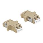 DELOCK, Optical Fiber Coupler LC Duplex female t 86535