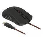 Delock Optická 4-tlačítková USB herní myš 12531