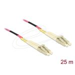 Delock Optický kabel LC Duplex na LC Duplex, multimód, OM4, 25 m 80154