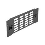 Delock - Panel do racku - with ventilation slots, tool free - černá - 2U - 10" 66986