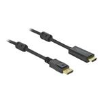 DELOCK, Passive DisplayPort 1.2 to HDMI Cable 4K 85961