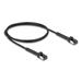 Delock - Patch kabel - RJ-45 (M) angled up to 60° do RJ-45 (M) angled up to 60° - 1 m - 3.8 mm - U/ 80934