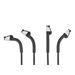 Delock - Patch kabel - RJ-45 (M) angled up to 60° do RJ-45 (M) angled up to 60° - 2 m - 3.8 mm - U/ 80941