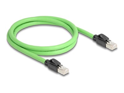 Delock - Patch kabel - RJ-45 (M) do RJ-45 (M) - 1 m - 6.8 mm - SF/UTP - CAT 6a - bootovaný, provede 80889