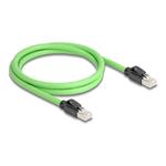Delock - Patch kabel - RJ-45 (M) do RJ-45 (M) - 1 m - 6.8 mm - SF/UTP - CAT 6a - bootovaný, provede 80889