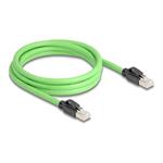 Delock - Patch kabel - RJ-45 (M) do RJ-45 (M) - 2 m - 6.8 mm - SF/UTP - CAT 6a - provedení bez hrbo 80890