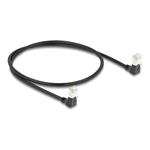 Delock - Patch kabel - RJ-45 (M) dolů zahnutý do RJ-45 (M) dolů zahnutý - 50 cm - 4.5 mm - S/FTP - 80298
