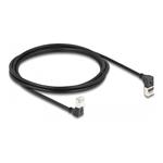 Delock - Patch kabel - RJ-45 (M) zahnutý nahoru do RJ-45 (M) dolů zahnutý - 2 m - 4.5 mm - S/FTP - 80294