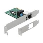 DeLock PCI Express Card > 1 x Gigabit LAN - Síťový adaptér - PCIe 1.1 nízký profil - Gigabit Ethern 90381