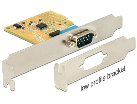 DeLock PCI Express Card 1 x Serial - Sériový adaptér - PCIe 2.0 - RS-232 89444