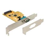 DeLock PCI Express Card to 1 x Serial with voltage supply ESD protection - Sériový adaptér - PCIe 2 90293