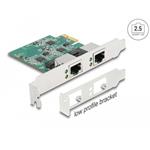 Delock PCI Express x1 karta na 2 x RJ45 2,5 Gigabit LAN 88101