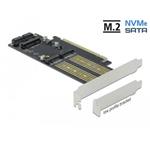 DELOCK, PCI Express x16 Card to 1 x M.2 Key B+ 90486