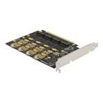 DELOCK, PCI Express x16 Card to 4 x internal NVM 89017