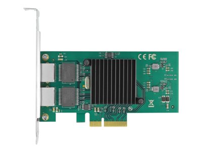 DELOCK, PCI Express x4 Card 2 x RJ45 Gigabit LAN 89021