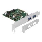 DELOCK, PCI Express x4 Card to 2 x external USB 90298