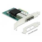DELOCK, PCI Express x4 Card to 2 x SFP slot Giga 90480