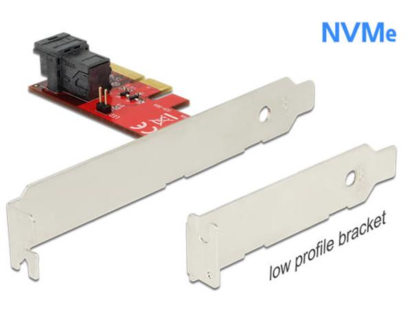 Delock PCI Express x4 Karta > 1 x interní SFF-8643 NVMe – format low profile 89535