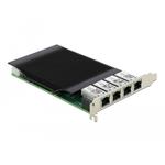 Delock PCI Express x4 karta na 4 x Gigabit LAN PoE+ 88501