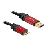 DeLOCK Premium - Kabel USB - USB typ A (M) do Micro-USB Type B (M) - USB 3.0 - 5 m - černá 82763