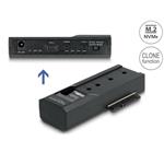 Delock Převodník USB Type-C™ pro 1 x SSD M.2 NVMe + 1 x SATA SSD / HDD s funkcí klonování 64252
